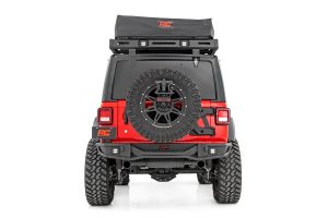 Roof Top Tent - Rough Country - Rack Mount | 12 Volt Accessory w/Ladder Extension & LED Light Kit